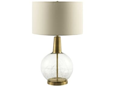 Livabliss by Surya Mittag Clear Brass Buffet Lamp LIVMTG001