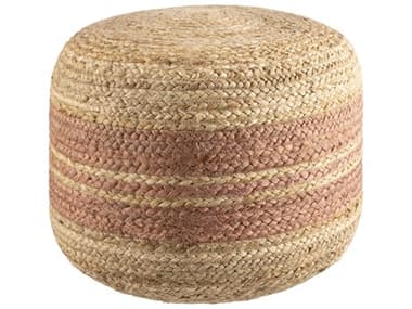 Livabliss by Surya Mallows Beige Blush Brown Pouf LIVMWPF002141818
