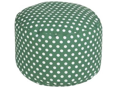Livabliss by Surya Rain Emerald Green Upholstered Pouf LIVPOUF291