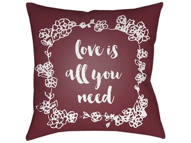 Livabliss by Surya Love All You Need Pillows LIVQTE045