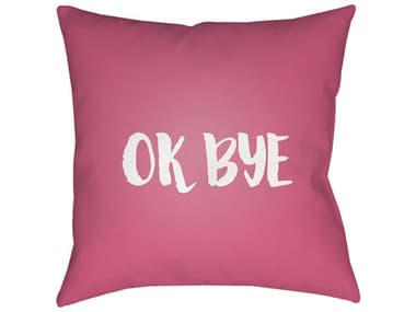 Livabliss by Surya Ok Bye Pillows LIVQTE054