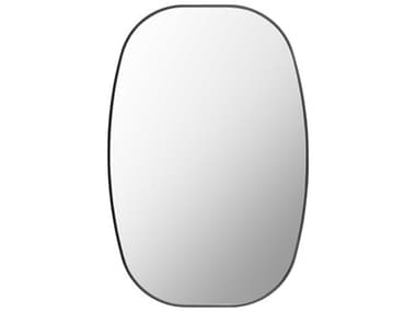 Livabliss by Surya Aranya Black Wall Mirror Oval LIVRAY0352435