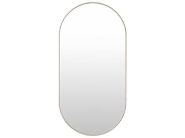 Livabliss by Surya Aranya Natural Brown Oval Wall Mirror LIVRAY0562030