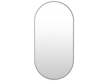 Livabliss by Surya Aranya Natural Dark Brown Oval Wall Mirror LIVRAY0572030