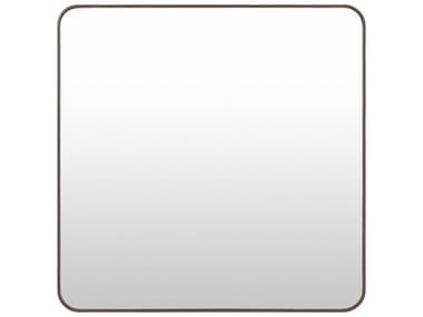 Livabliss by Surya Aranya Natural Dark Brown Square Wall Mirror LIVRAY0613232