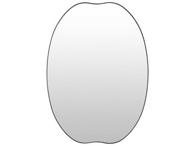 Livabliss by Surya Auburn Black Wall Mirror Oval LIVRUB0023122