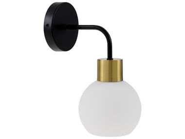 Livabliss by Surya Silverton 1-Light Black Wall Sconce LIVSRT001