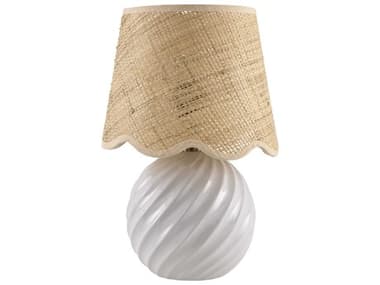 Livabliss by Surya Stelvio White Table Lamp LIVSTE002
