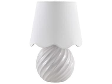 Livabliss by Surya Stelvio White Table Lamp LIVSTE008