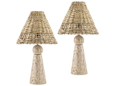 Livabliss by Surya Teslin Gray Brown Table Lamp (Set of 2) LIVTSL001SET