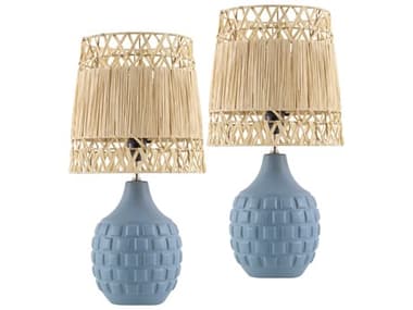 Livabliss by Surya Wisterian Blue Table Lamp (Set of 2) LIVWST002SET