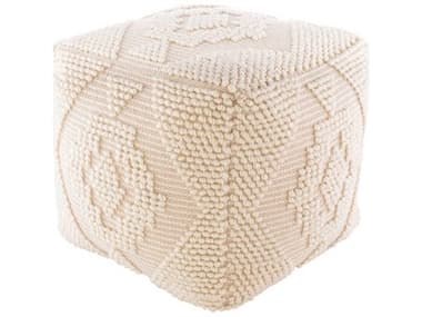 Livabliss by Surya Yolanda Beige Upholstered Ottoman LIVYLPF001