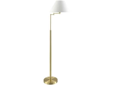Livabliss by Surya Zeke Metallic Brass Floor Lamp LIVZEK001