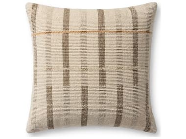 Loloi Rugs Ivory Brown 20" x 20" Pillow LLP143PLL0175IVBRPIL2