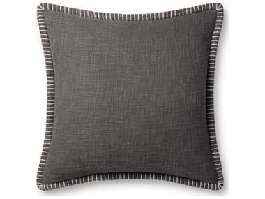 Loloi Rugs Grey 22'' x 22'' Pillow LLPLL0109GREYSQU