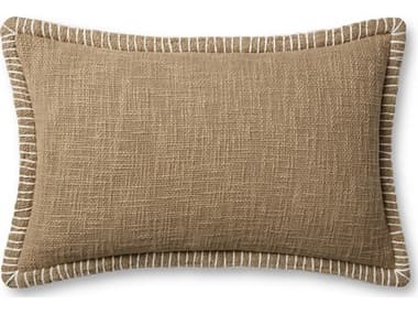 Loloi Rugs Taupe 13'' x 21'' Pillow LLPLL0109TAUPEREC