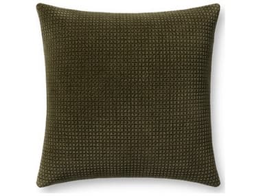 Loloi Rugs Dark Olive 22" x 22" Pillow LLPLL0130DO00PIL3