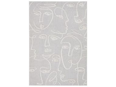 Ligne Pure Faces Graphic Area Rug LP461057AE114