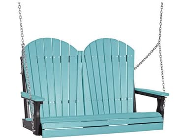 LuxCraft Recycled Plastic 4' Adirondack Swing LUX4APS