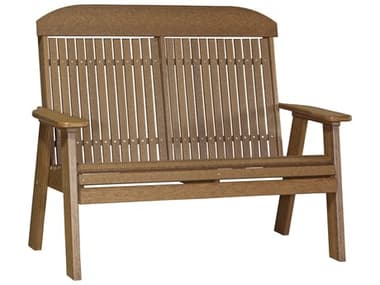 LuxCraft Recycled Plastic 4' Classic Bench LUX4CPB