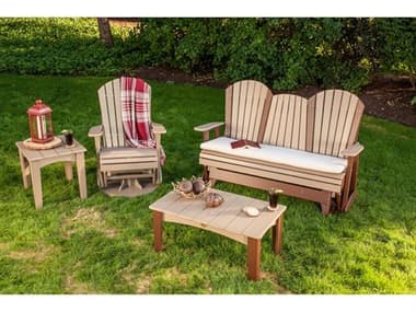 LuxCraft Recycled Plastic Lounge Set LUX5APGLNGSET2