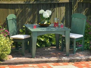 LuxCraft Recycled Plastic Dining Set LUXIDT44SDININGSET4