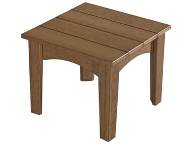 LuxCraft Recycled Plastic 22 Square Island End Table LUXIET