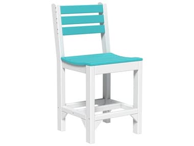 LuxCraft Recycled Plastic Island Counter Height Side Chair LUXISCCOUNTER