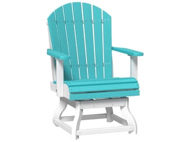 LuxCraft Recycled Plastic Adirondack Swivel Dining Height Chair LUXPASCDINING
