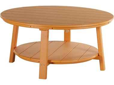 LuxCraft Recycled Plastic 43 Round Deluxe Conversation Table LUXPDCT