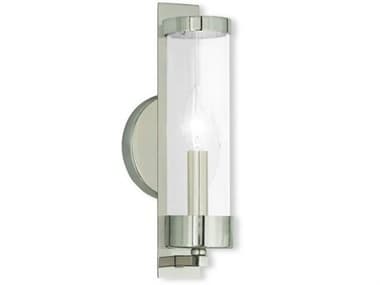 Livex Lighting Castleton 1-Light Polished Nickel Vanity Light LV1014135