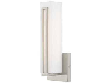 Livex Lighting Fulton 12" Tall Brushed Nickel LED Wall Sconce LV1019091