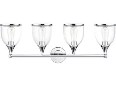 Livex Lighting Ashridge 4-Light Polished Chrome Vanity Light LV1413405