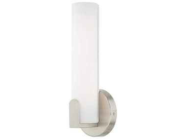 Livex Lighting Lund 12" Tall Brushed Nickel LED Wall Sconce LV1636191