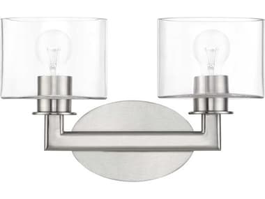 Livex Lighting Bernardino 2-Light Brushed Nickel Vanity Light LV1791291