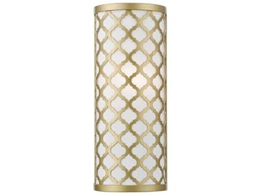 Livex Lighting Arabesque 12" Tall 1-Light Soft Gold Wall Sconce LV4110033
