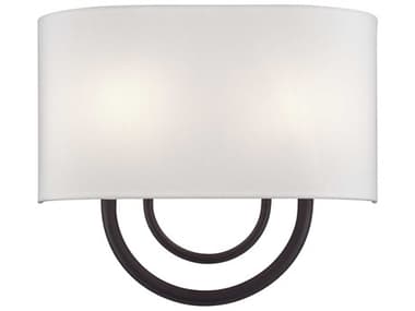 Livex Lighting Stratton 11" Tall 2-Light Bronze Wall Sconce LV4289207