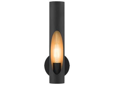 Livex Lighting Novato 16" Tall 1-Light Black Wall Sconce LV4589104