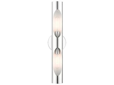 Livex Lighting Novato 5" Tall 2-Light Polished Chrome Wall Sconce LV4589205