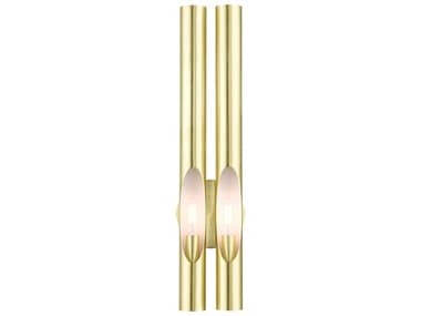 Livex Lighting Acra 22" Tall 2-Light Satin Brass Wall Sconce LV4591212