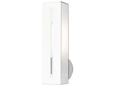 Livex Lighting Soma 14" Tall 1-Light Polished Chrome Wall Sconce LV4595305