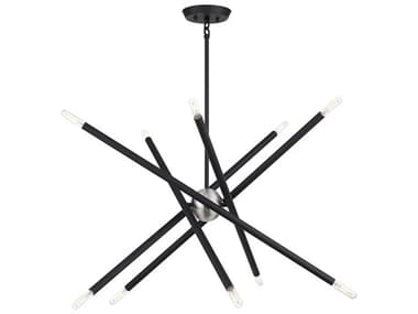 Livex Lighting Soho 10-Light Black Chandelier LV4700604