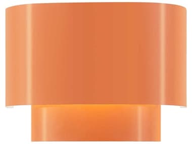 Livex Lighting Springview 8" Tall 1-Light Shiny Orange Wall Sconce LV5029977