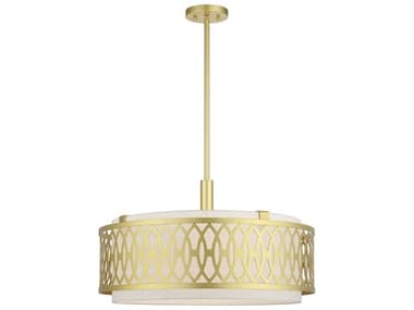 Livex Lighting Vistaview 5-Light Soft Gold Pendant LV5343533