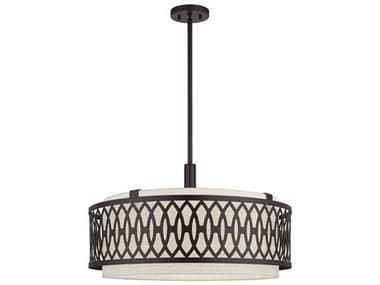 Livex Lighting Vistaview 24" 5-Light English Bronze Pendant LV5343592