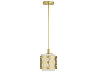 Livex Lighting Vistaview 1-Light Soft Gold Mini Pendant LV5343933