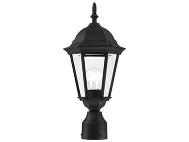 Livex Lighting Hamilton Textured Black 1-light Outdoor Post Light LV755814