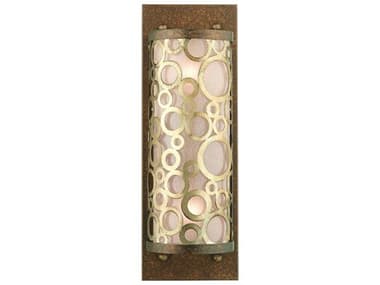 Livex Lighting Avalon 14" Tall 2-Light Palacial Bronze Gilded Glass Wall Sconce LV868464