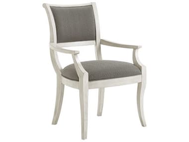 Lexington Oyster Bay Gray Fabric Upholstered Arm Dining Chair LX01071488140