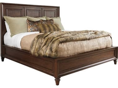 Lexington Silverado Walnut Brown Wood King Panel Bed LX010740134C